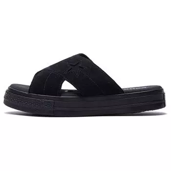 Черные женские кроссовки Converse One Star Sandal 564149C