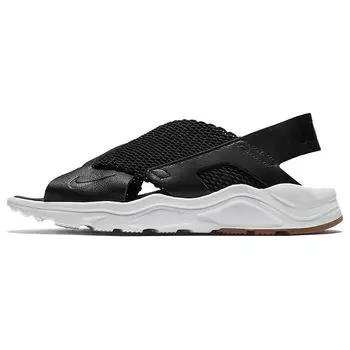 Черные женские кроссовки Nike Air Huarache Ultra Sandal Sail-Gum-Medium-Brown-Black 885118-001 42