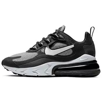 Черные женские кроссовки Nike Air Max 270 React Vast-Grey-Off-Noir-Black AT6174-001