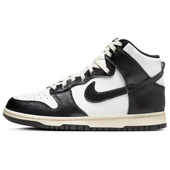 Черные женские кроссовки Nike Dunk High Vintage белые DQ8581-100 39