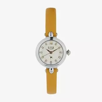 Черные женские наручные часы Martin Sit Bong BKL1901L французского бренда с кожаным аналоговым ремешком класса люкс