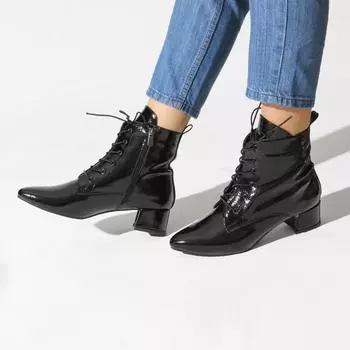 Черные женские сапоги Сапоги и ботильоны