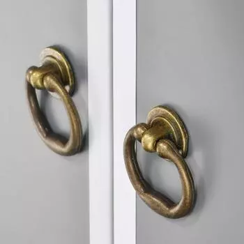 Черные/золотые/бронзовые антикварные кухонные ручки с одним отверстием для шкафа, ящика, аксессуаров для шкафа style 4