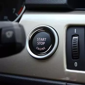 Черный 1x однокнопочный стартер для внутренних дверей, аксессуары высокого качества