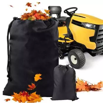 Черный 244*142 см сумка для хранения листьев газонного трактора садовая косилка подметальная машина чёрный