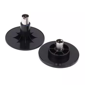 Черный адаптер на присоске с разъемом 3Xlr Love Machine для держателя крепления телескопического линейного привода as the picture