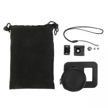 Черный алюминиевый сплав 52 мм УФ-фильтр корпус защитная рамка аксессуар для GOPRO Hero 8