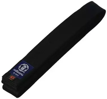 Черный атласный ремень JE45B Черный [Kuzakura] Нет. 4.5 чёрный