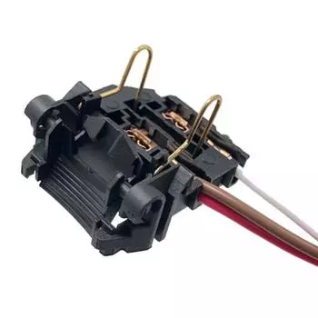 Черный автомобиль H7 ближний свет лампы держатель лампы адаптер жгут проводов подходит для