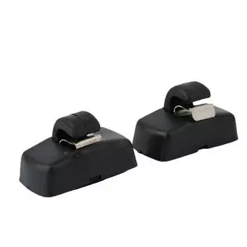 Черный автомобильный солнцезащитный козырек с фиксированным зажимом для VW Passat B5 B6 Golf MK4 3B0857561B солнцезащитный козырек крепление стойки крепежный кронштейн зажимы CHINA