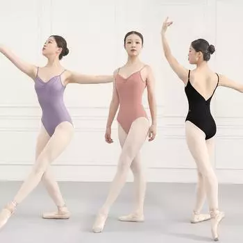 Девочки балетные купальники с открытой спиной танцевальный топ гимнастический купальник купальник для катания на коньках балетный костюм балерины S фиолетовый
