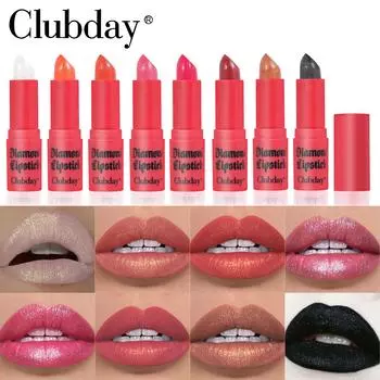 Черный бархатный блеск для губ, помада, не выцветающая, антипригарная, жемчужно-бриллиантовая помада, многоцветная 4g