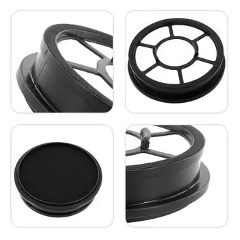 Черный+белый фильтр Пластик + Фильтровальная бумага Новый практичный