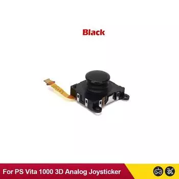 Черный белый оригинальный 3D аналоговый джойстик Rocker Controller Thumbstick для PS Vita 1000 PSV1000 игровая консоль аксессуары чёрный