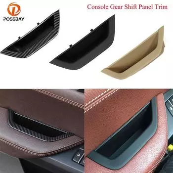 Черный/бежевый/углеродное волокно, внутренняя ручка передней левой двери автомобиля, накладка на ручку для BMW X3 F25 X4 F26 2011-2017, аксессуары для интерьера чёрный