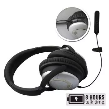 Черный Bluetooth-совместимый 4.1 адаптер-приемник кабель для гарнитуры QC15 линия в пределах 10 метров(Безбарьерный)