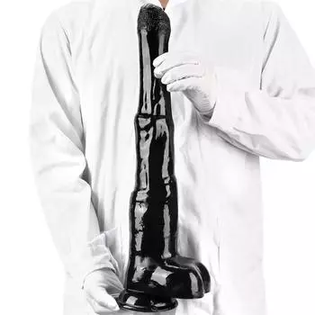 Черный большой жеребец, альтернативное животное, большой длинный фаллоимитатор, анальные пробки, женский фаллоимитатор Ashes Player