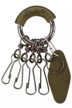 Черный брелок Dakota BLACK LABEL цвета хаки [Dakota Label] BL-637001-51 хаки