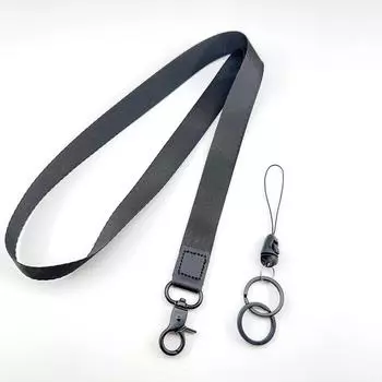 Черный брелок на запястье для мужчин и женщин short чёрный