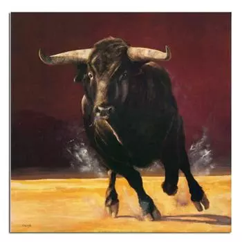 Черный бык Алмазная вышивка 5d Алмазная вышивка крестиком Алмазные изображения стразов 30X30CM