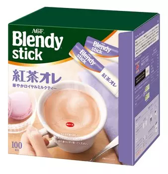 Черный чай AGF Blendy Stick 100 бутылок [чай с молоком]