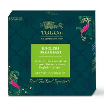 Черный чай Английский завтрак (16 пак, 2 г), English Breakfast Black Tea, TGL Co.