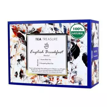 Черный чай Английский завтрак (18 пак, 2 г), English Breakfast Black Tea, Tea Treasure