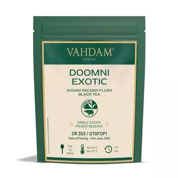 Черный чай Ассам Думни Экзотик (100 г), Doomni Exotic Assam Black Tea, VAHDAM