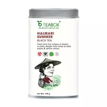 Черный чай Ассам Халмари Летний (100 г), Halmari Summer Black Tea, Teabox