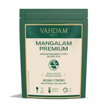 Черный чай Ассам Мангалам Премиум (100 г), Mangalam Premium Assam Black Tea, VAHDAM