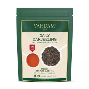 Черный чай Дарджилинг (250 г), Daily Darjeeling Black Tea, VAHDAM