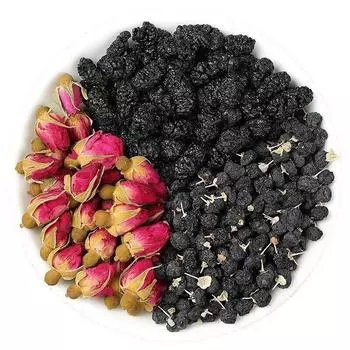 Черный чай из ягод дерезы и шелковицы - богат витаминами Morning fruit tea 100g