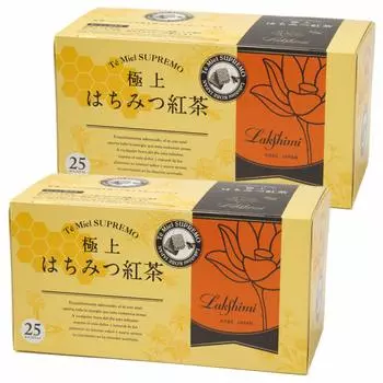 Черный чай Lakshimi Premium Honey, 25 пакетиков x 2 коробки