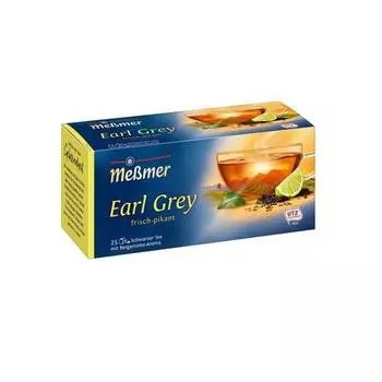 Черный чай Messmer Earl Grey 25 пакетиков 43,75 г
