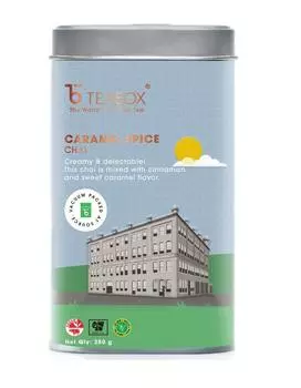 Черный чай с ароматом Карамели и Корицей (250 г), Caramel Spice Chai, Teabox