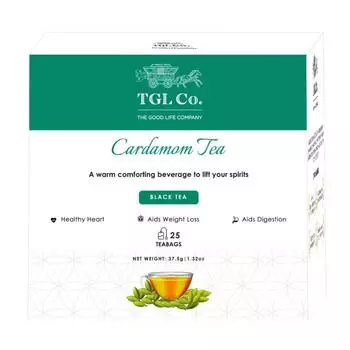 Черный чай с Кардамоном (25 пак, 1,5 г), Cardamom Black Tea, TGL Co. 25pc X1.5 g