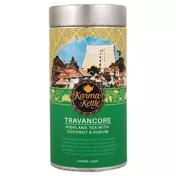 Черный чай с Кокосом и Гарцинией (75 г), Travancore, Karma Kettle