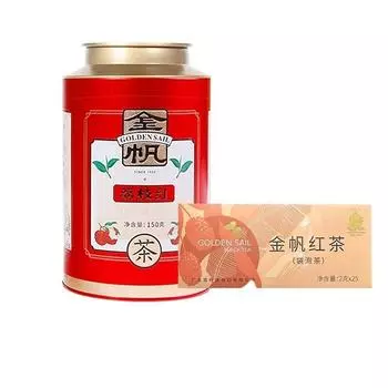 Черный чай с личи Фруктовый чай Юньнань Дяньхун Фруктовый ароматизированный чай Кунг-фу Litchi black tea 150g + bag of black tea 50g