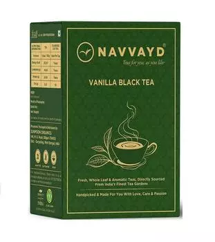 Черный чай с Ванилью (100 г), Vanilla Black Tea, Navvayd