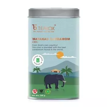 Черный чай Ваянад с Кардамоном (250 г), Wayanad Cardamom Chai, Teabox