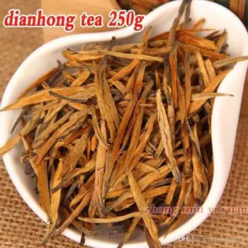 Черный чай Yunan Fengqing Dianhong 2023, маленький золотой бутон, здоровый органический чай, 250 г