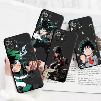 Черный чехол аниме My Hero Academy для Vivo Y15 Y11 Y72 5G V20 S1 Y70 Y20 Y31 Y19 Y17 V21 Y81 Y53 V17 Y1S Y50 Funda Bag Vivo S1