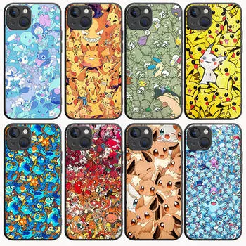Черный чехол B-68 Pokemon для Samsung S24 S23 S22 S21 S20 FE S10 Lite Ultra S7 S8 S9 Plus A05S A11 A12 A13 A15 A22 A24 A25 A32 A52 A71 5G Samsung S20 Lite бездна