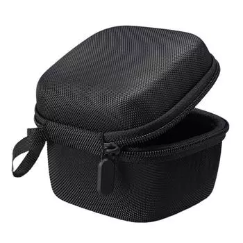 Черный чехол для хранения, совместимый с игрой GiiKER Tic Tac Toe Bolt Game 3-в-1 Handheld Puzzle Game Console Zipper Organizer Bag чёрный