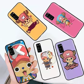 Черный чехол для OPPO Reno 8 6 5 4 Pro Plus Find X3 A17 A3 A31 A38 A40 A53 A54 A55 A74 A76 A78 A77 A80 A94 A95 A96 Lite W-76 One Piece Chopper OPPO Reno 8 аэро