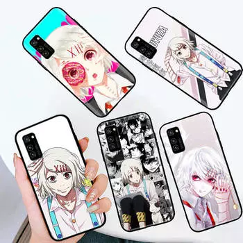 Черный чехол для OPPO Reno 8 6 5 4 Pro Plus Find X3 A17 A3 A31 A38 A40 A53 A54 A55 A74 A76 A78 A77 A80 A94 A95 A96 Lite W-57 Tokyo Ghoul Juuzou OPPO Reno 8 аэро