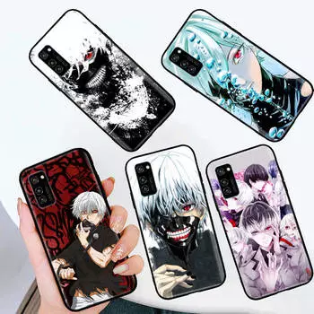 Черный чехол для OPPO Reno 8 6 5 4 Pro Plus Find X3 A17 A3 A31 A38 A40 A53 A54 A55 A74 A76 A78 A77 A80 A94 A95 A96 Lite W-53 Tokyo Ghoul OPPO A35 2021 аэро