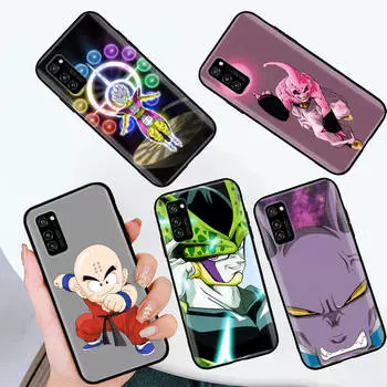 Черный чехол для OPPO Reno 8 6 5 4 Pro Plus Find X3 A17 A3 A31 A38 A40 A53 A54 A55 A74 A76 A78 A77 A80 A94 A95 A96 Lite W-88 Dragon Ball Cartoon OPPO Reno 3 эбеновый