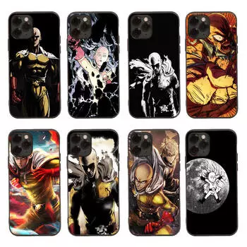 Черный чехол для OPPO Reno 8 6 5 4 Pro Plus Find X3 A17 A3 A31 A38 A40 A53 A54 A55 A74 A76 A78 A77 A80 A94 A95 A96 Lite D-72 One Punch Man Hero OPPO A54S олений