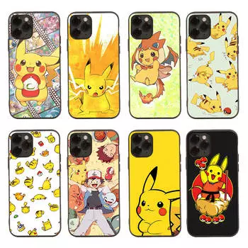 Черный чехол для OPPO Reno 8 6 5 4 Pro Plus Find X3 A17 A3 A31 A38 A40 A53 A54 A55 A74 A76 A78 A77 A80 A94 A95 A96 Lite K-88 Пикачу Покемон OPPO Reno 4Z 5G бездна